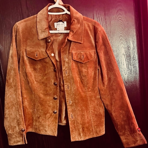 Tan Suede Coat - Picture 1 of 2